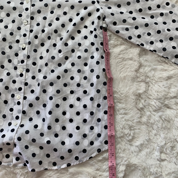 Van Heusen, Size Large, Polka dots 100% cotton shirt - Picture 11 of 13